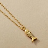 image:imagePure Collection by RossSimons Italian 18kt Gold Over Sterling Fish Necklace 16 inches