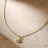 image:imagePure Collection by RossSimons Italian 18kt Gold Over Sterling Sunflower Necklace 16 inches