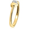 image:imagePure Collection by RossSimons LabGrown Diamond Heart Ring in 18kt Gold Over SterlingDiamond