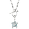 image:imageRossSimons 030 ct tw London Blue Topaz Starfish Charm in Sterling Silver