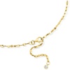 image:imageRossSimons 040 ct tw CZ Moon and Star Necklace in 18kt Gold Over Sterling 18 inches