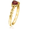 image:imageRossSimons 050 Carat Garnet Heart Ring in 18kt Gold Over SterlingGarnet
