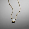 image:imageRossSimons 050 Carat LabGrown Diamond Solitaire Necklace in 18kt Gold Over SterlingDiamond
