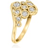 image:imageRossSimons 050 ct tw BezelSet Diamond MultiRow Ring in 14kt Yellow GoldDiamond