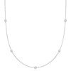 image:imageRossSimons 050 ct tw LabGrown Diamond Station Necklace in Sterling SilverDiamond