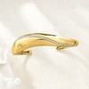 image:imageRossSimons 050 ct tw LabGrown Diamond Wavy Cuff Bracelet in 18kt Gold Over SterlingDiamond