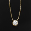 image:imageRossSimons 100 Carat BezelSet LabGrown Diamond Necklace in 14kt Yellow GoldDiamond