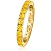 image:imageRossSimons 130 ct tw Citrine Eternity Band in 18kt Gold Over SterlingCitrine