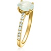 image:imageRossSimons 140 ct tw Aquamarine Birthstone Ring in 18kt Gold Over SterlingAquamarine