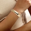 image:imageRossSimons 140 ct tw Scattered LabGrown Diamond Bangle Bracelet in 18kt Gold Over Sterling 7 inches