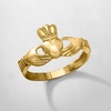 image:imageRossSimons 14kt Yellow Gold Claddagh RingNo Gemstone