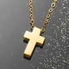 image:imageRossSimons 14kt Yellow Gold Cross Pendant NecklaceNo Gemstone