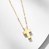 image:imageRossSimons 14kt Yellow Gold Cross Pendant NecklaceNo Gemstone