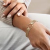 image:imageRossSimons 14kt Yellow GoldPlated BismarkLink Braceletno gemstone