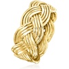 image:imageRossSimons 14kt Yellow GoldPlated Braided RingNo Gemstone