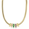 image:imageRossSimons 14kt Yellow GoldPlated Jewelry Set 5 Bead Charms With Simulated Multicolored Gemstones