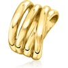 image:imageRossSimons 14kt Yellow GoldPlated MultiRow RingNo Gemstone
