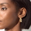 image:imageRossSimons 14kt Yellow GoldPlated Scrollwork Hoop Earrings