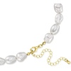 image:imageRossSimons 14kt Yellow GoldPlated Seashell Necklace With Simulated Baroque Pearls 18 inches
