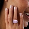 image:imageRossSimons 1500 Carat Kunzite Ring With 86 ct tw LabGrown Diamonds in Platinum Size 7