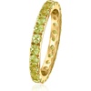 image:imageRossSimons 170 ct tw Peridot Eternity Band in 18kt Gold Over SterlingPeridot