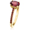 image:imageRossSimons 180 ct tw Garnet Birthstone Ring in 18kt Gold Over SterlingGarnet