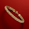 image:imageRossSimons 18kt Gold Over Sterling Byzantine Braceletno gemstone