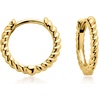 image:imageRossSimons 18kt Gold Over Sterling Hoop Earrings With Removable 20 ct tw Diamond Star Drops