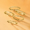 image:imageRossSimons 18kt Gold Over Sterling Jewelry Set 5 Stackable RingsNo Gemstone