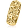 image:imageRossSimons 18kt Gold Over Sterling Scrollwork RingNo Gemstone