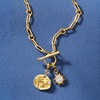image:imageRossSimons 18kt Gold Over Sterling Tropical Charm With Single Diamond