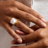 image:imageRossSimons 19x14mm Cultured Baroque Pearl Ring in 18kt Gold Over Sterling