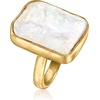 image:imageRossSimons 19x14mm Cultured Baroque Pearl Ring in 18kt Gold Over Sterling