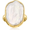 image:imageRossSimons 19x14mm Cultured Baroque Pearl Ring in 18kt Gold Over Sterling