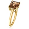 image:imageRossSimons 270 Carat Smoky Quartz EastWest Ring in 18kt Gold Over SterlingQuartz