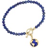 image:imageRossSimons 354mm Lapis Bead CharmCompatible Toggle Bracelet in 18kt Gold Over SterlingLapis Lazuli