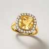image:imageRossSimons 370 Carat Citrine and 60 ct tw White Topaz Ring in 18kt Gold Over SterlingCitrine