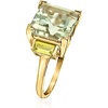 image:imageRossSimons 500 Carat Prasiolite and 80 ct tw Peridot Ring in 18kt Gold Over SterlingPeridot