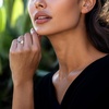 image:imageRossSimons 665mm Black and White Cultured Pearl and 13 ct tw Diamond Bypass Ring in Sterling Silver