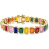 image:imageRossSimons BezelSet MultiGemstone Bracelet in 18kt Gold Over Sterlingcarnelian