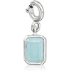 image:imageRossSimons FebruaryAmethyst  EmeraldCut Birthstone Charm in Sterling Silver
