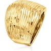 image:imageRossSimons Italian 14kt Yellow Gold DiamondCut Dome RingNo Gemstone