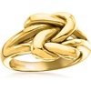 image:imageRossSimons Italian 14kt Yellow Gold Double Love Knot RingNo Gemstone