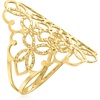 image:imageRossSimons Italian 14kt Yellow Gold Filigree RingNo Gemstone