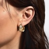 image:imageRossSimons Italian 14kt Yellow Gold Floral Filigree Hoop Earrings