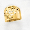 image:imageRossSimons Italian 14kt Yellow Gold Floral Openwork RingNo Gemstone