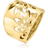 image:imageRossSimons Italian 14kt Yellow Gold Floral Openwork RingNo Gemstone