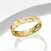image:imageRossSimons Italian 14kt Yellow Gold Openwork Leaf RingNo Gemstone