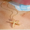 image:imageRossSimons Italian 14kt Yellow Gold Starfish NecklaceNo Gemstone