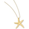 image:imageRossSimons Italian 14kt Yellow Gold Starfish NecklaceNo Gemstone